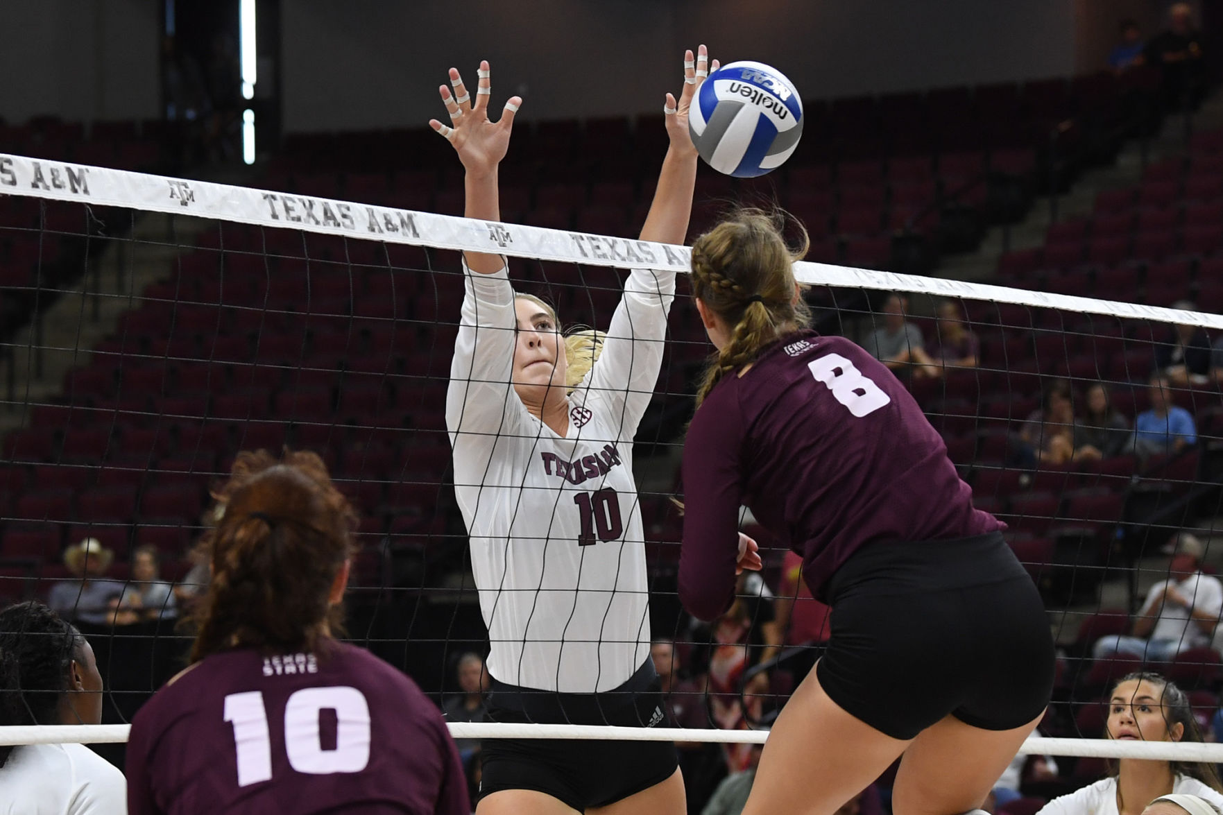 Texas A&M vs. Texas State volleyball